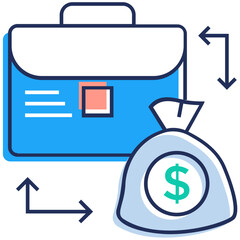 Obraz premium Business Case 