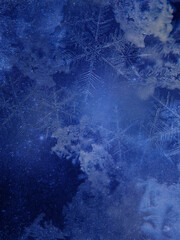 Blue color background. Geometric shape and texture greeting card background