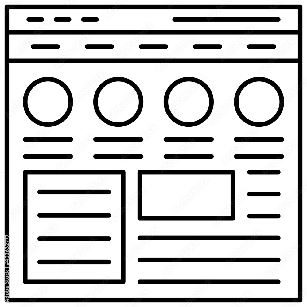 Wall mural hierarchical structure website
