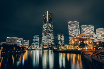 Obraz premium Yokohama Night View