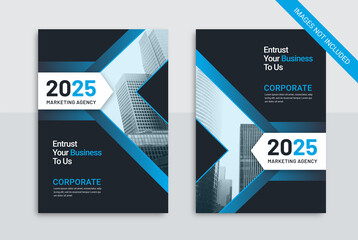 Cover Book Marketing Agency Template Business