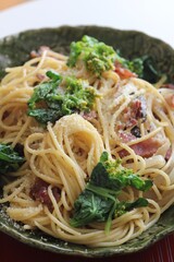 菜の花のパスタ