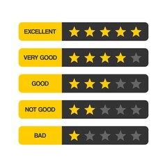 Star Rating with Name Icon : Digital Theme, Technology Theme, Business Theme, Infographics and Other Graphic Related Assets.