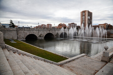 The fontains of Madrid Spain