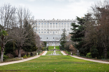 Obraz premium The Royal Palace in Madrid