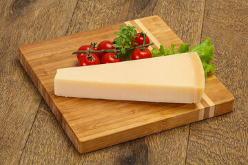 Italian traditional parmesan cheese triangle