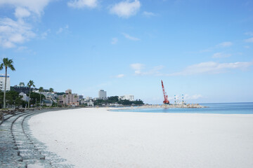 Fototapeta na wymiar Nanki Shirarahama Beach in Wakayama, Japan - 和歌山 南紀白浜ビーチ
