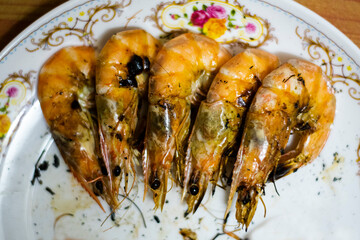 Kung Pao on a plate, ready to eat.