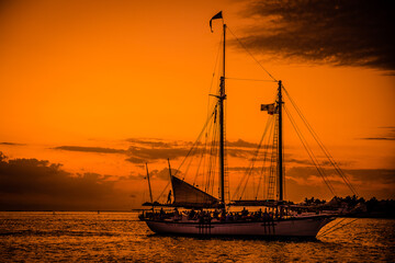 Fototapeta premium Sunset in Key West Florida