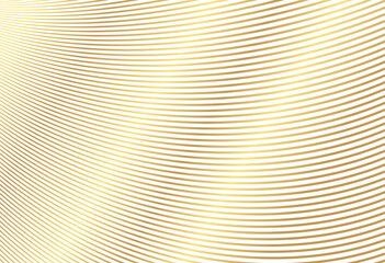 Obraz premium Abstract gold luxurious line Stripe background - simple texture for your design. gradient background. Modern decoration for websites, posters, banners, EPS10 vector