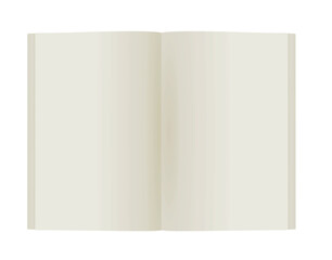 Opened blank catalogue. vector illustration