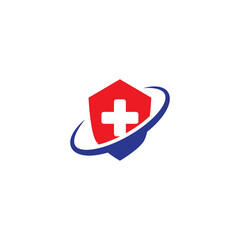 Fototapeta premium PrintHealth, hospital, humanitarian and pharmaceutical clinic logos 
