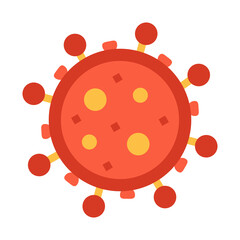 Fototapeta premium Virus icon for webpage, application, card, printing, social media, posts etc.
