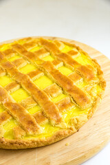 Tasty and beautiful Homemade cream tart