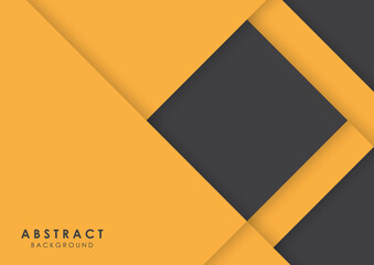 Fototapeta premium Abstract background black and yellow modern design