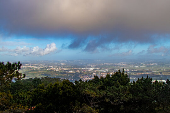 View from Sintra hills, Portugal