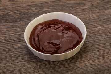 Traditional Barbicue sauce in the bowl
