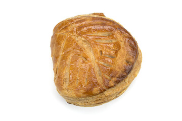 chausson aux pommes isolé sur un fond blanc