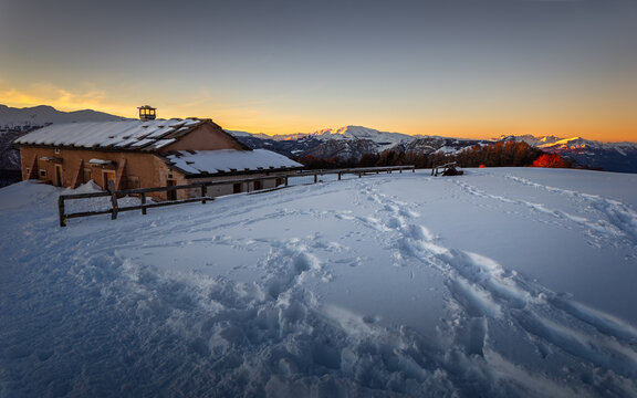 Paesaggi di montagna invernali - Lessinia 2020