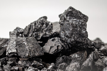 Obraz na płótnie Canvas coal raw