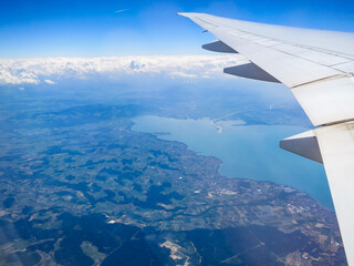 Obraz premium View from the plane