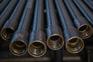 metal drill pipe shot large