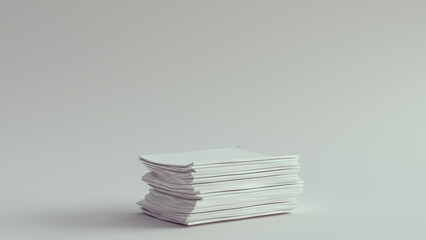 White Stacked Documents