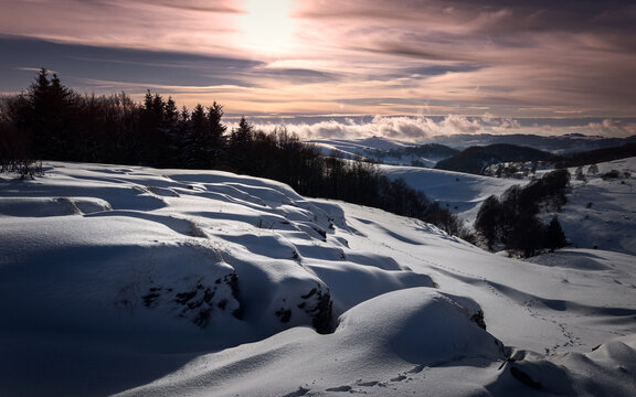 Paesaggi di montagna invernali - Lessinia 2020