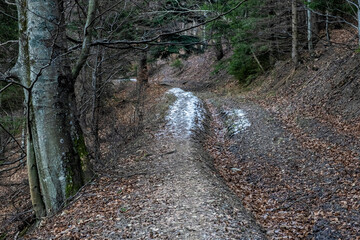 Seasonal natural scene, Big Fatra mountains, Slovakia