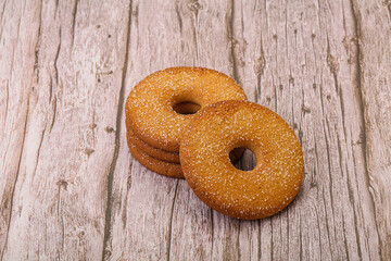 Sweet and crispy ginger cookies