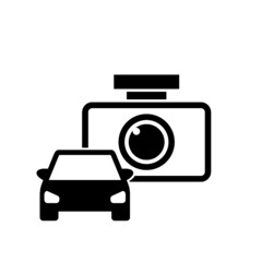 Dvr car icon isolated on white background