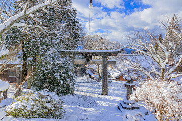 冬の英彦山神宮　福岡県田川郡　Hikosan Jingu in winter Fukuoka-ken Tagawa-gun