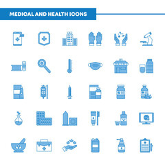Medical and Health icons