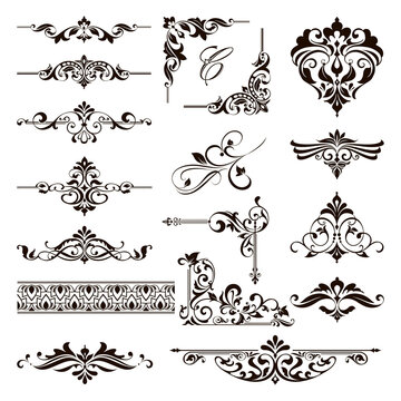 Vintage background mandala card with golden lace ornaments and art deco floral decorative elements