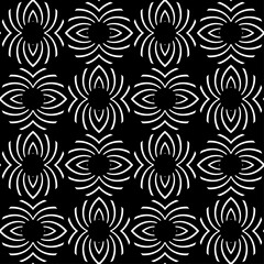 Mosaic with geometric shapes. Seamless pattern. Design with manual hatching. Textile. Ethnic boho ornament. Vector illustration for web design or print.