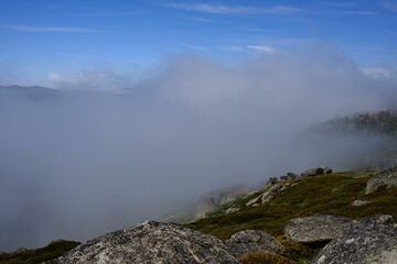 Morning Mist in Snowy Mountain, Thredbo, Australia