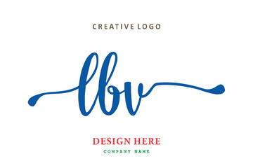 LBV lettering logo is simple, easy to understand and authoritative
