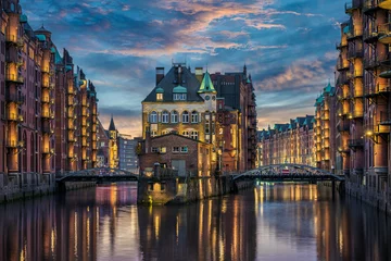 The historic Speicherstadt in Hamburg, Germany © Mapics