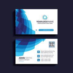 corporate business card design template vector. Vector illustration. EPS10