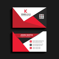 corporate business card design template vector. Vector illustration. EPS10