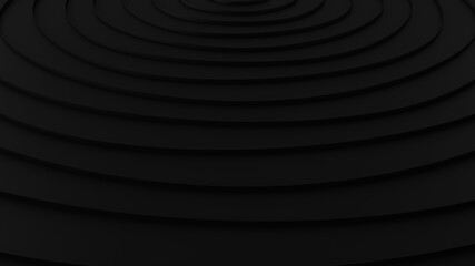 abstract black background. Template Illustration. 3d rendering
