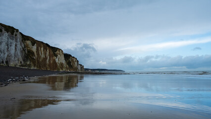 Seashore and beach in Normandie