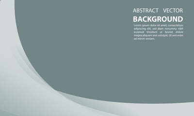 abstract background with curved gradient style with grey colors and suitable for poster banner
