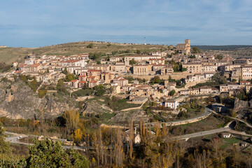 Fototapeta na wymiar medieval village Sepulveda, Segovia, Spain