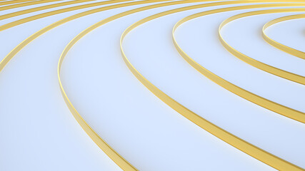 abstract golden line on white  background Illustration