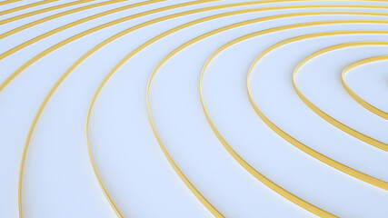 abstract golden line on white  background Illustration