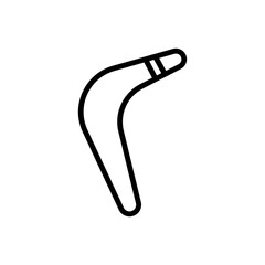 Boomerang line icon