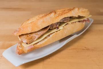 bacon cheese sandwich