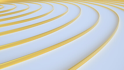 Fototapeta na wymiar abstract golden line on white background Illustration