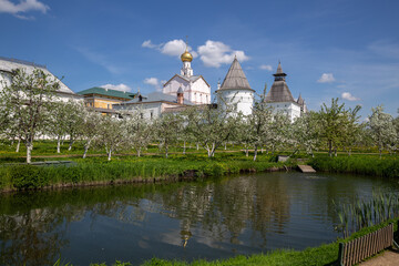 Spring Metropolitan Garden in Rostov Kremlin
